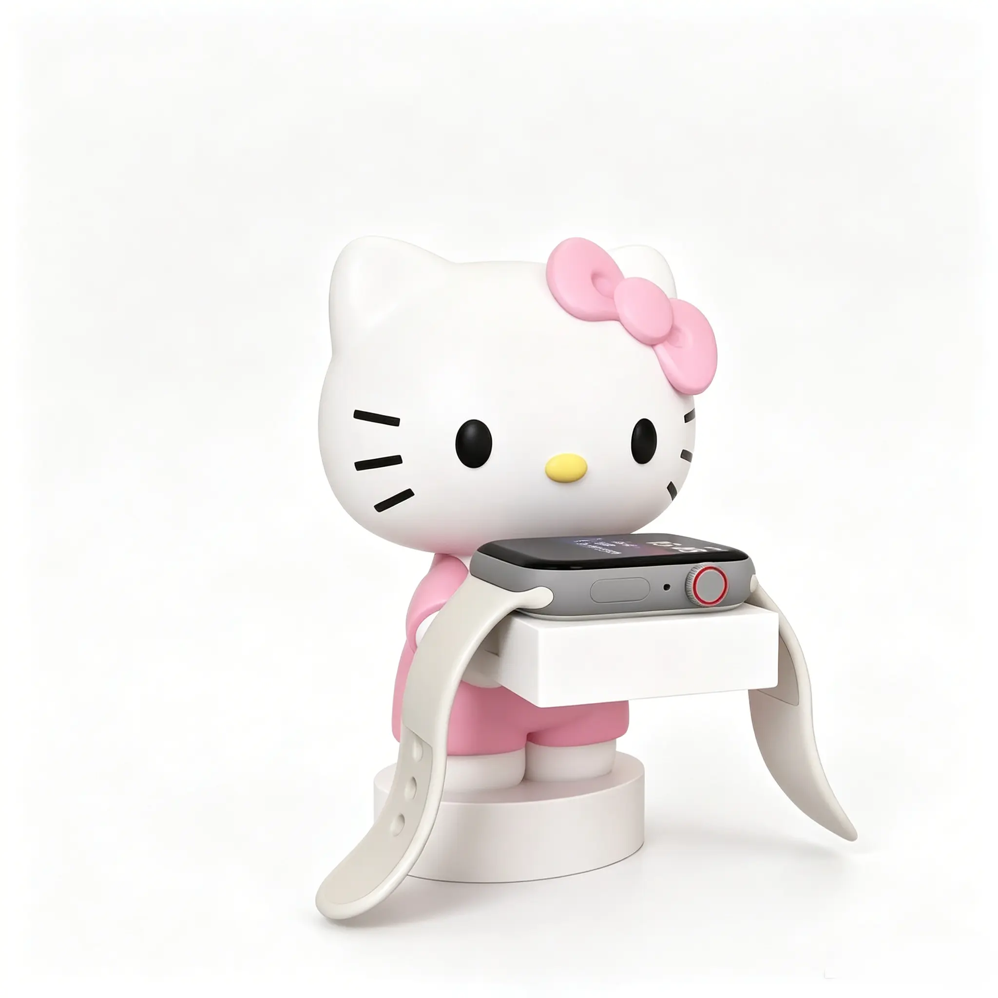 Viral TikTok Sanrio Hello Kitty Watch Stand and Desk Ornament Kawaii Cute Watch Holder for Bedroom & Office