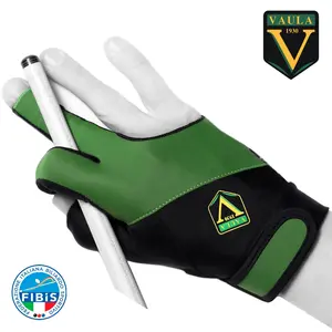 Vaula Pro Billiard Glove for Right Hand Green S