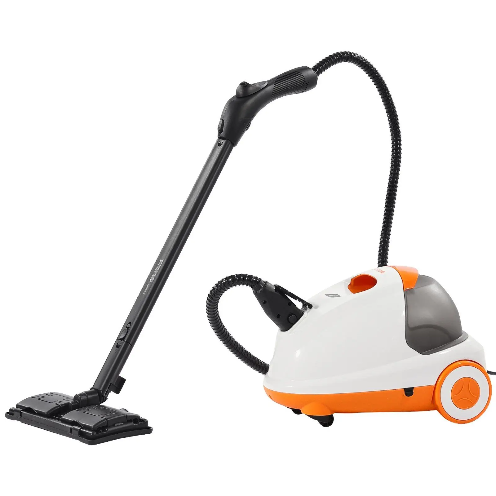 VEVOR 2000W Corded Multifunction Steam Cleaner - Handheld Steam Cleaning Tool Kit, 51 oz Large Water Tank, Rapid Heating, 27 Accessories, Heavy Duty Rolling Machine for Floors, Cars, Glass Surfaces (for Household Users), Portable Cleaner