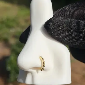 Nose Hoop 20G 8mm Stainless Steel with Unique spike Design