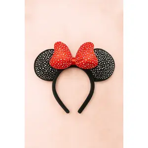 Rhinestone Mouse Ears Headband
