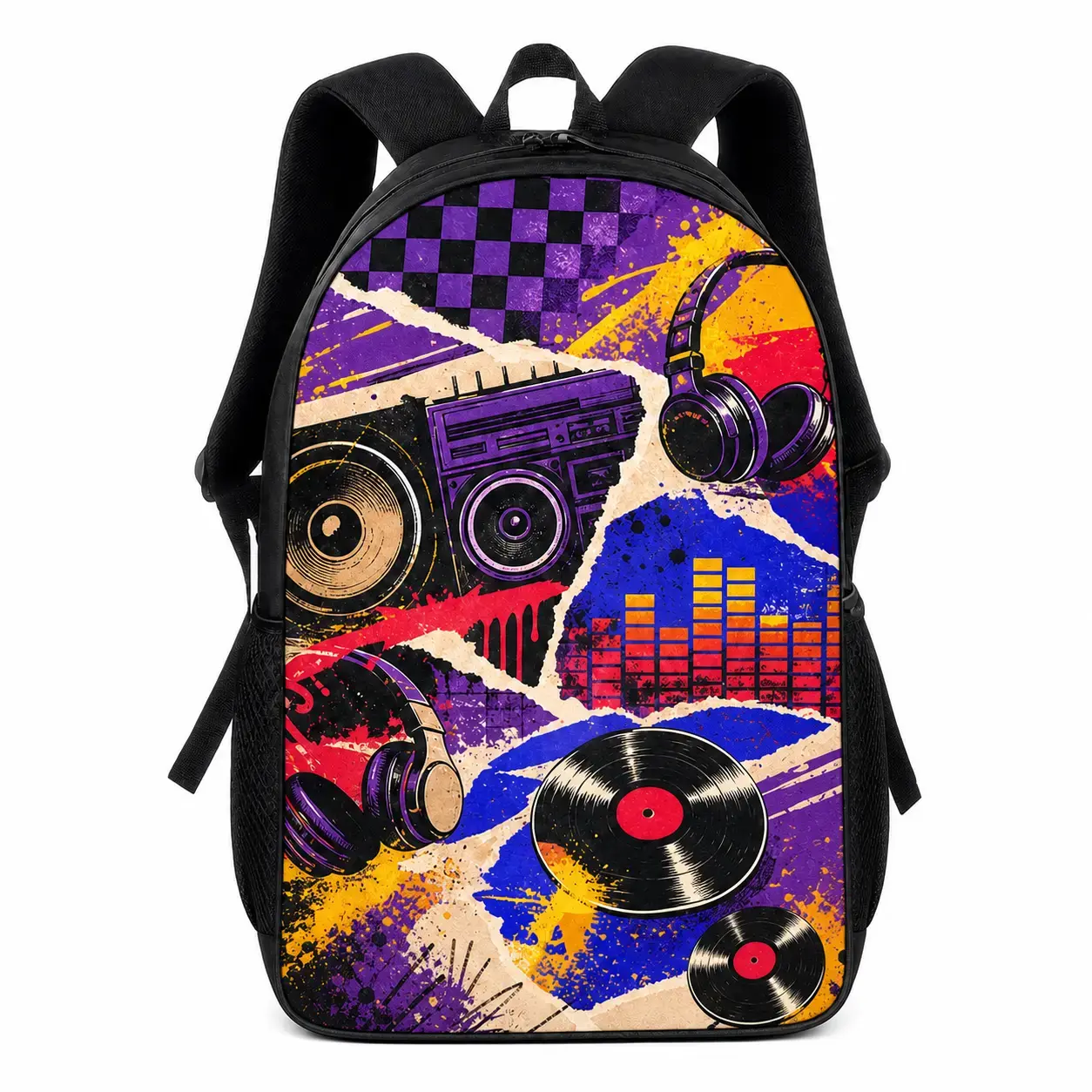 This super cool, personalized backpack has a large capacity and can be used for school, travel, gym workouts, and more.