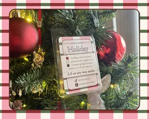 Stargirl Candles Cozy Holiday Collection 2.5 oz Soy Wax Melts Apple Pie Marmalade Gingerbread Vanilla Eggnog Random Seasonal Scent Handmade Vegan Cruelty-Free