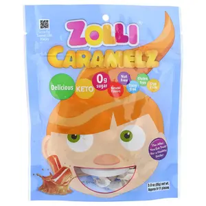 Zollipops Zolli® Caramelz, Approx. 9-11 pieces, 3 oz (85 g)