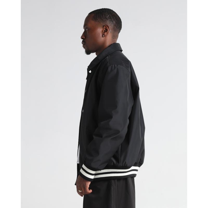 Collared Varsity Bomber Jacket