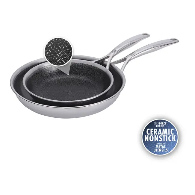 Zwilling Peak 2-pc, Ceramic Hybrid Frying Pan Set