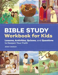 Kids Bible Activity Book with 52 Weekly Lessons Old and New Testament Stories Faith Based Exercises for Ages 8 to 12