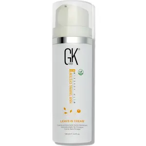 GK HAIR Vegan leave in conditioner for dry damaged hair (4.4 Fl Oz/130ml) Conditioning Hydrating Smoothing Moisturizing & Frizz Control For Dry Damaged Hair Taming before Swimming or Exercise