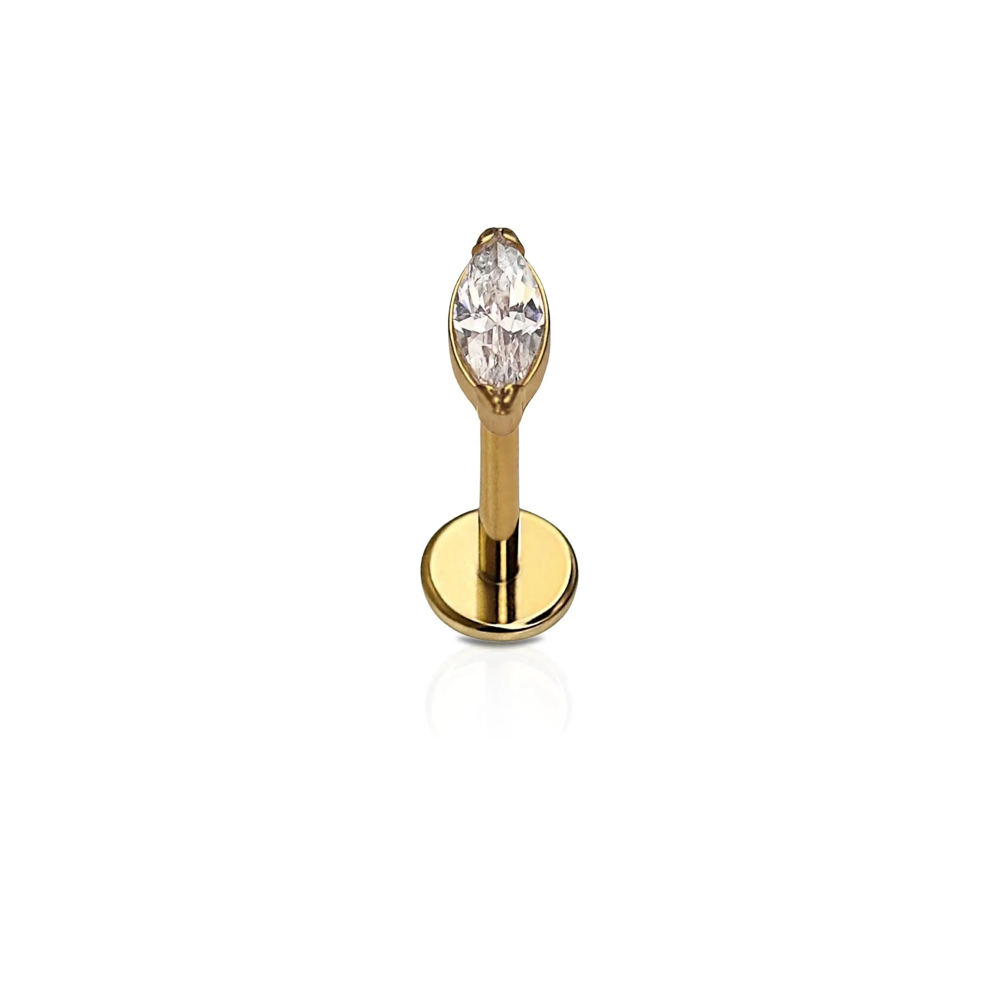 Marquise Flat Back Stud Marquise Flat Back Stud