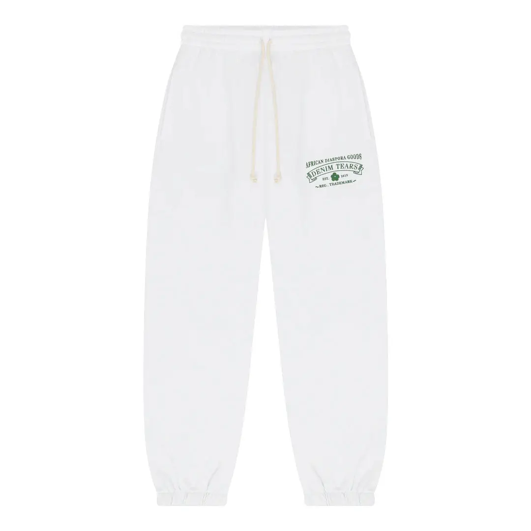 Denim Tears ADG Sweatpants White Green