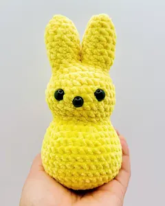 Handmade Crochet Peep - Yellow