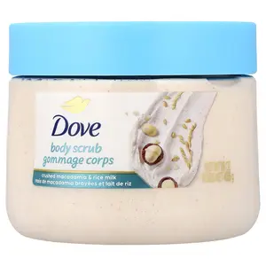 Dove Body Scrub, Crushed Macadamia & Rice Milk, 15 oz (425 g) Dove Body Scrub, Crushed Macadamia & Rice Milk, 15 oz (425 g)