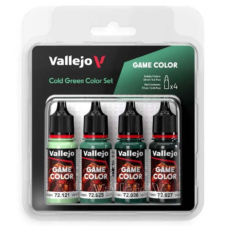 Vallejo  Game Color Cold Paint Set, Green