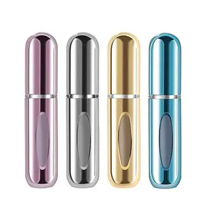 Portable Mini Refillable Atomizer Perfume Bottle 5ml - Lightweight Scent Pump Case for Traveling and Outdoor Use, Easy to Carry Makeup Daily Cosmetic