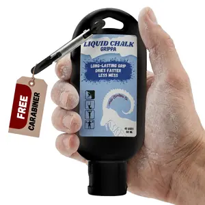 Avila Climbing Co. Liquid Chalk, Quick Drying & Mess Free Gym Chalk for Weightlifting, Gymnastics, Rock Climbing, and Lifting. Pro-Level Sweat Resistance & Long Lasting for Stronger Hand Grip