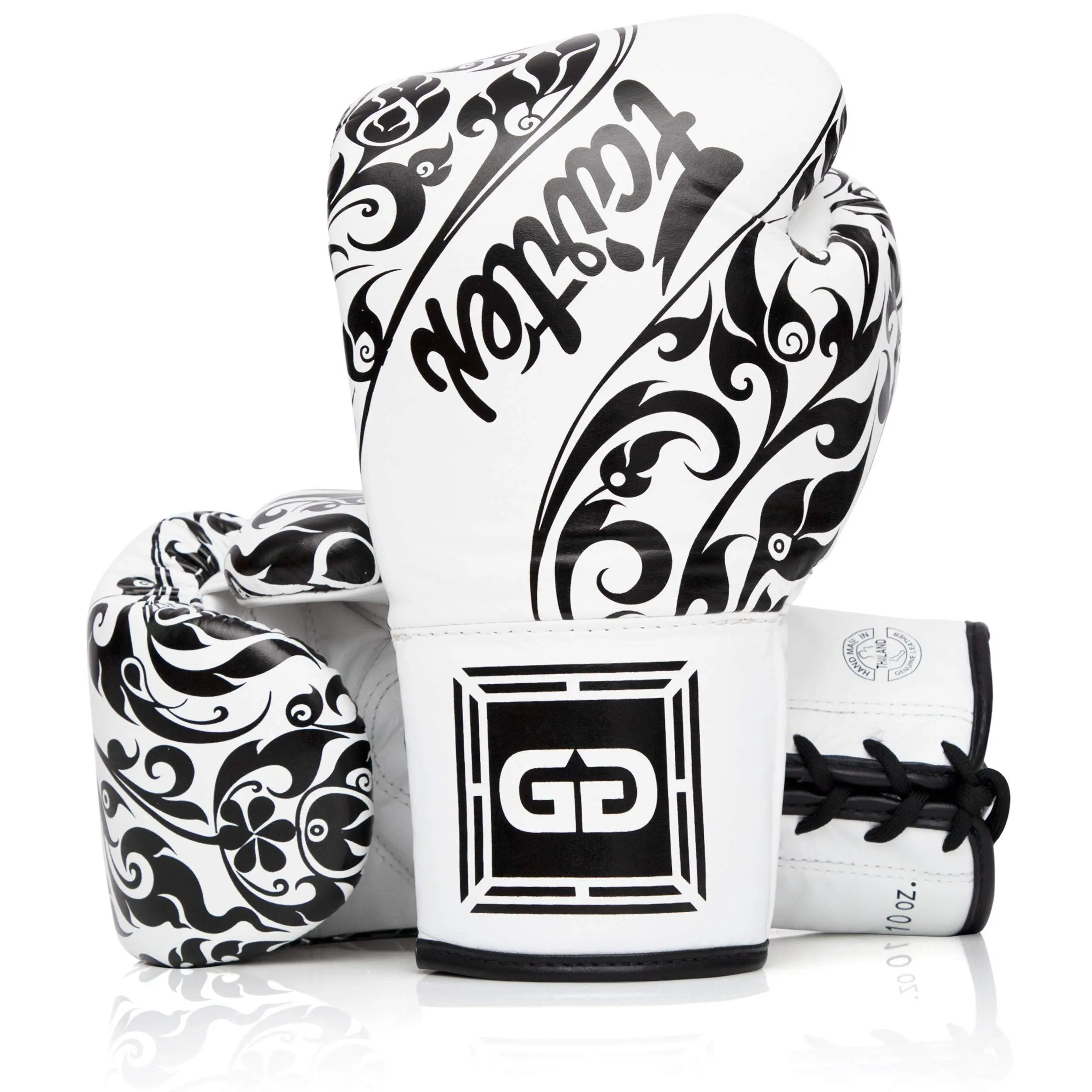 Fairtex Glory BGLG2 Laced White Kick Boxing Glove
