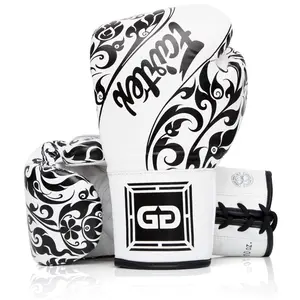 Fairtex Glory BGLG2 Laced White Kick Boxing Glove