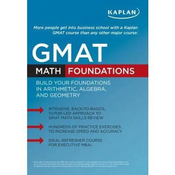 USED Book - Kaplan GMAT Math Foundations by Kaplan (Paperback) - english