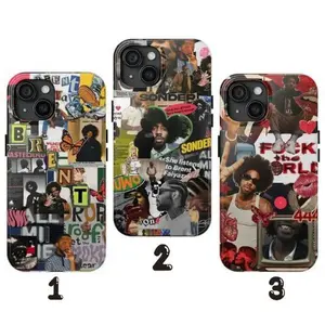 B- Brent Fai.yaz Singer Phone Case, Icon album 2025 Two-In-One Drop-Resistant Mobile Phone Case Protection, Shockproof For IPhone 17-12