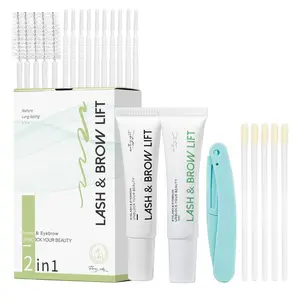 Eyelash & Eyebrow Perm Kit, 1 Box Fast Perm Eyelash Lifting Kit, Eyelash Perm Kit, Professional Eye Makeup Tool for Women, Cosmetic
