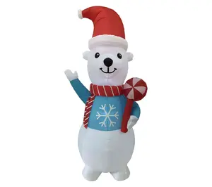 Northlight LED Polar Bear Yard Christmas Decor 8.25'