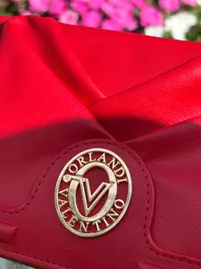 Valentino Orlandi Quilted Gold Hardware Chain Strap Crossbody Bag