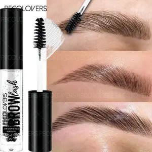 1PC Waterproof Natural Transparent Brow Gel Lasting Brows Styling Gel with Brush 3D Brows Styling Wax Makeup Eyebrow Eyebrow Makeup Products