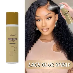 Lace Melting Spray Wig Install Waterproof Strong Hold Wig Glue for Front Lace Wig, Invisible Hair Bonding Adhesive Glue Extreme 150ml Enhance Your Haircare Routine