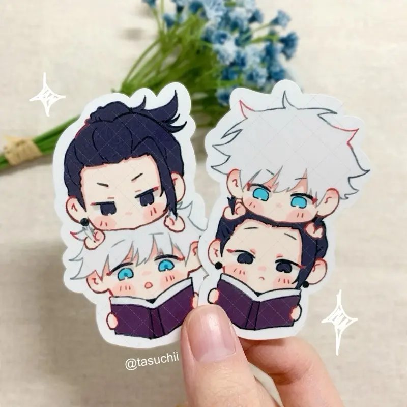 Book Duo Vinyl Stickers