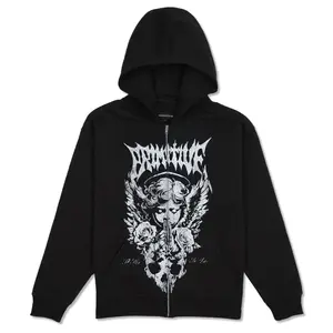 Primitive Apparel Men's Regular Fit Zip Up Hoodie Thinker