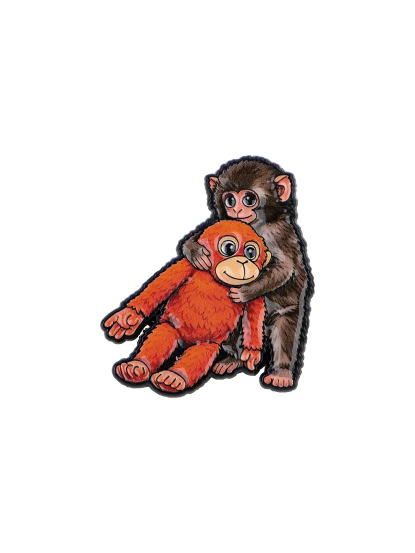 Mischievous Monkey Enamel Pin, Perfect Gift for Friends, Fashion Accessory for Luggage, Jacket, Hat, Pet Lover's Stylish Decor, Enamel Lapel Pins