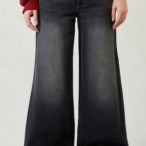 Pacsun Women's Casey Low Rise Baggy Jeans Black Oversized