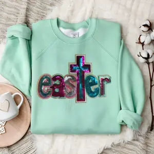 Easter Chenille Sequin Patch