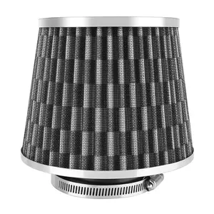 76MM 3 Inch High Flow Cold Air Intake Filter Universal Induction Kit Car Accessories Vehicles Air Filters Sport Power Mesh Cone Air Cleaner Filter