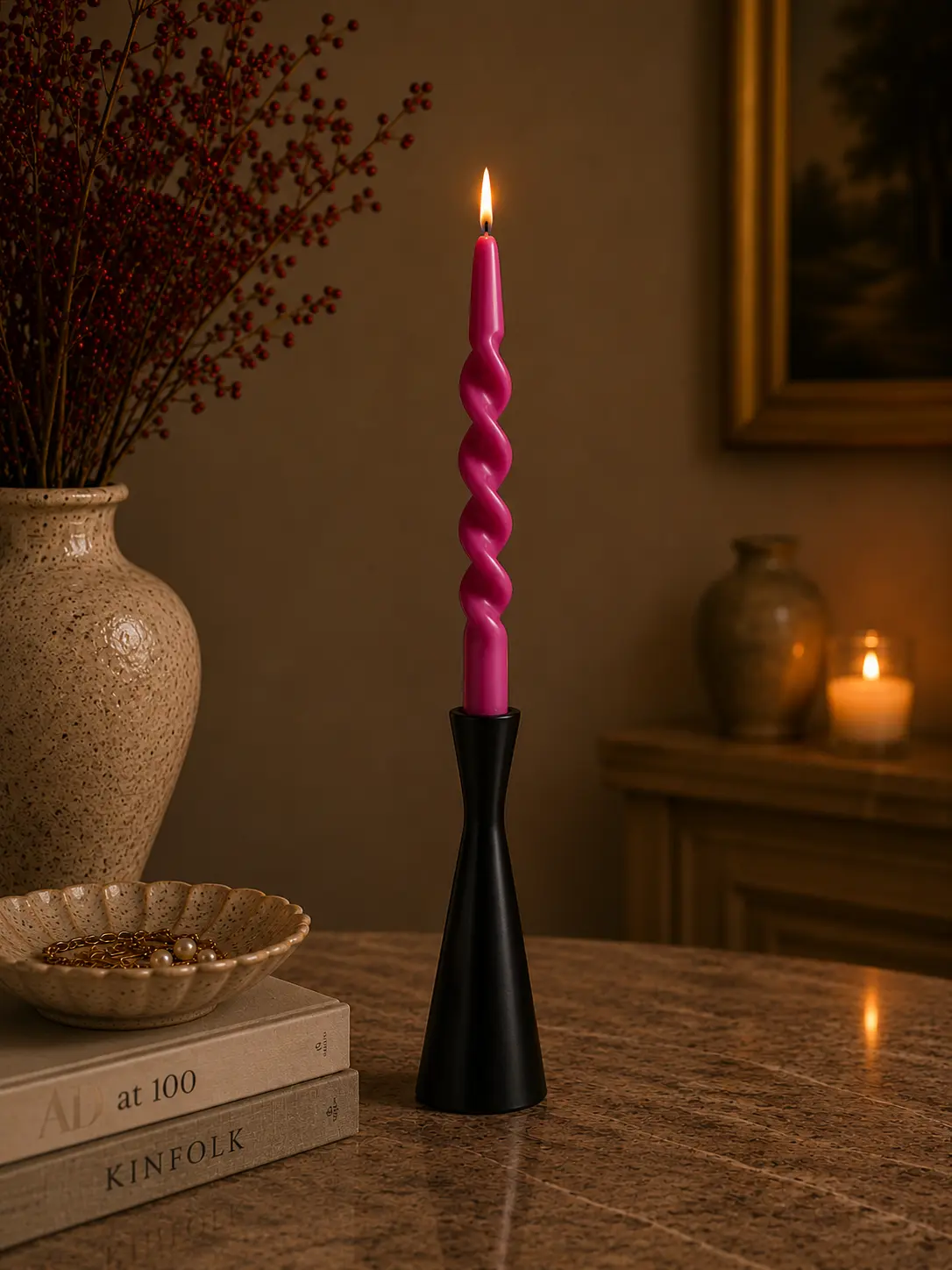Twisted Spiral Candle