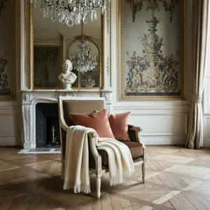 The Luxembourg Armchair (Marron Velvet)