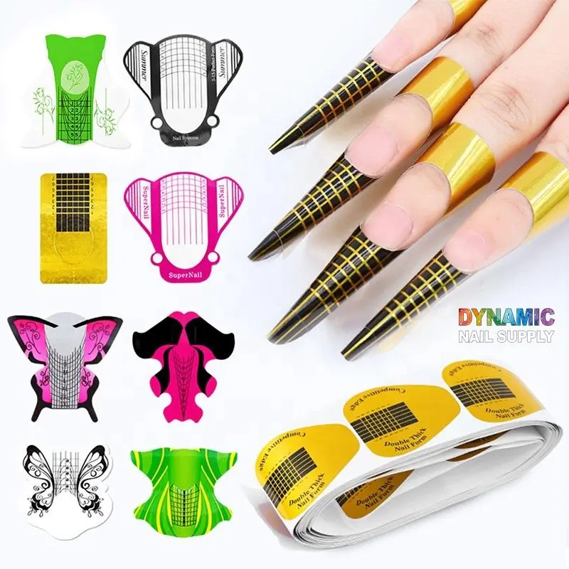 100 Pcs Nail Form / Package - Nail Tips Extension Forms