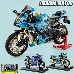 Realistic Alloy Motorcycle Model 1:10 Scale, Open Window Gift Box Design, Ideal for Gifts, Party Occasion, Model Xinghao