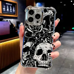 Fashion Cool Monster Phone Case, Suitable for iPhone 17 16 15 14 13 12 11 PRO MAX PLUS, AIR and iPhone X XS MAX, Four-Corner Shockproof, Transparent Soft Back Cover, Personalized Pattern, Ideal Gift for Friends, Unisex