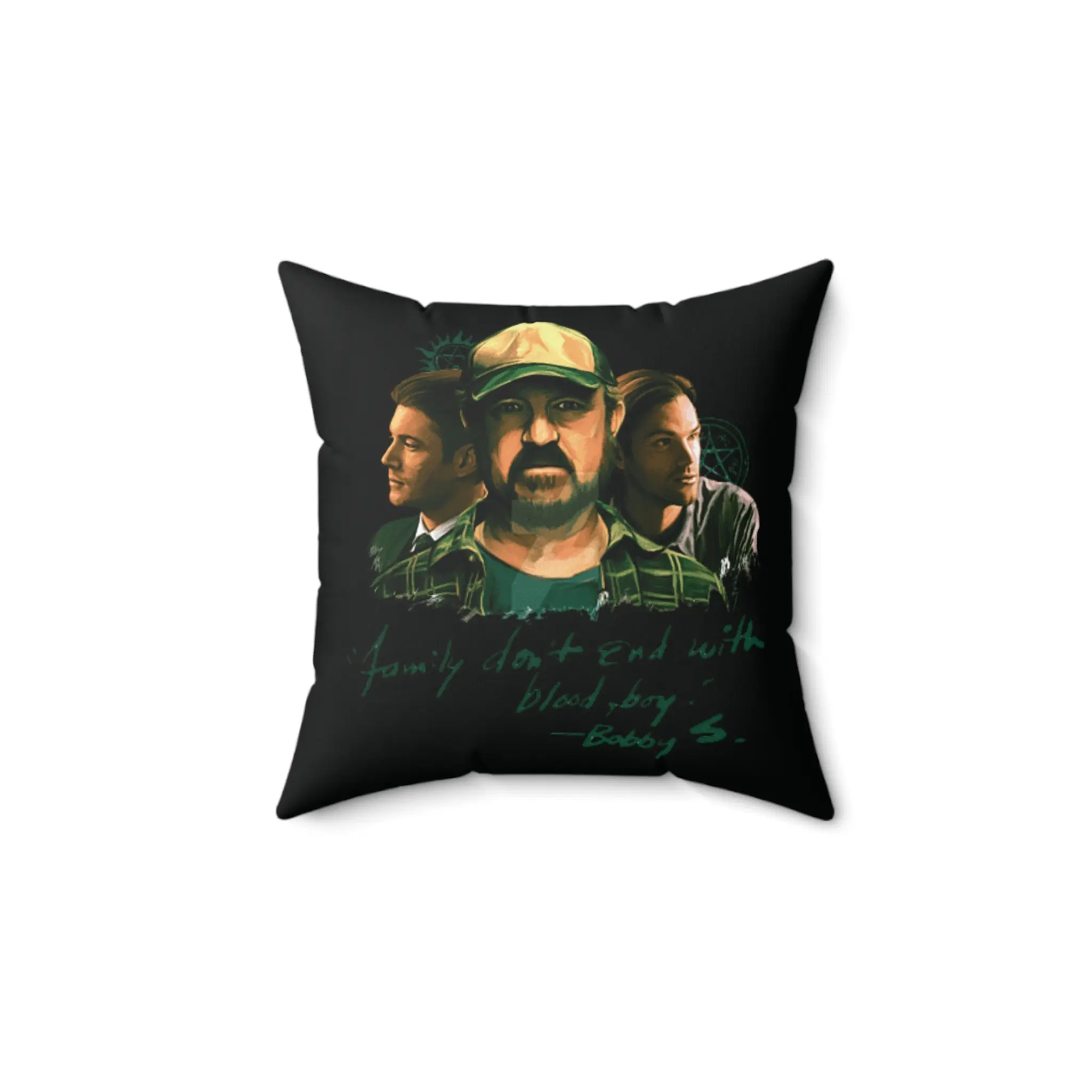 Bobby Singer Supernatural Quote Pillow