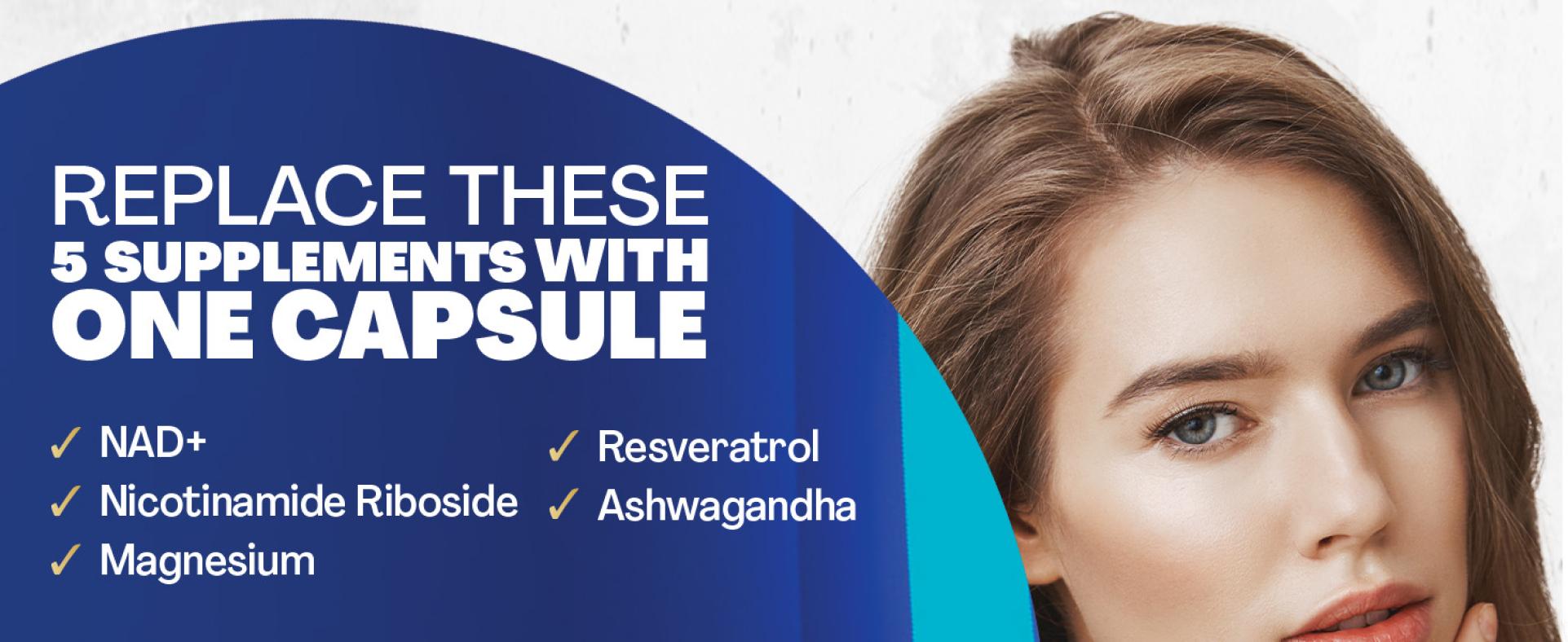 Eternal Vitality Bundle - Zoyava NAD+ & Sea Moss All-in-One Supplement Combo for Extra Skin Aging Support, Multivitamin, & Overall Wellness - Made in USA