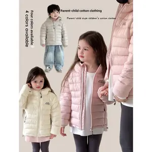 New Children's Lightweight Down Jacket White Duck Down Parka with Hood Autumn and Winter Warm Boys Girls Outdoor Jacket