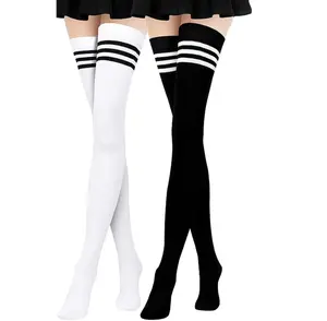 Long Extra Thigh High Socks, Gift for Her, Women's Socks