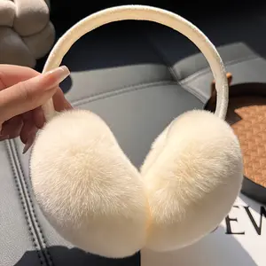 Thermal plush earmuffs for men and women, Ideal Christmas gift, Cycling earmuffs, Plush ear bags, Anti-freeze ear caps, Winter ear protectors, Folding earmuffs, Ear snood, cold weather gear, bohemian style, soft earmuffs, durable fabrics