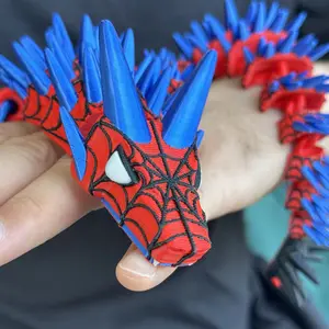 3D-printed Spider-Man Dragon