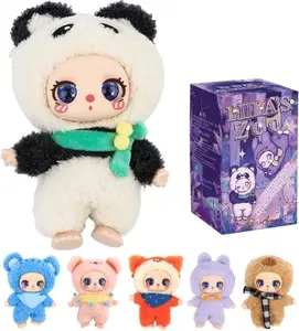 Liila‘s Zoo Series Blind Box, Adorable Plush Collectible Toys, 6.3IN Hangable Doll with Unique Designs Birthday Gifts, 1PCS (1 of 7 Possible Styles series blind box） trendy toy figurine cute doll girl gift