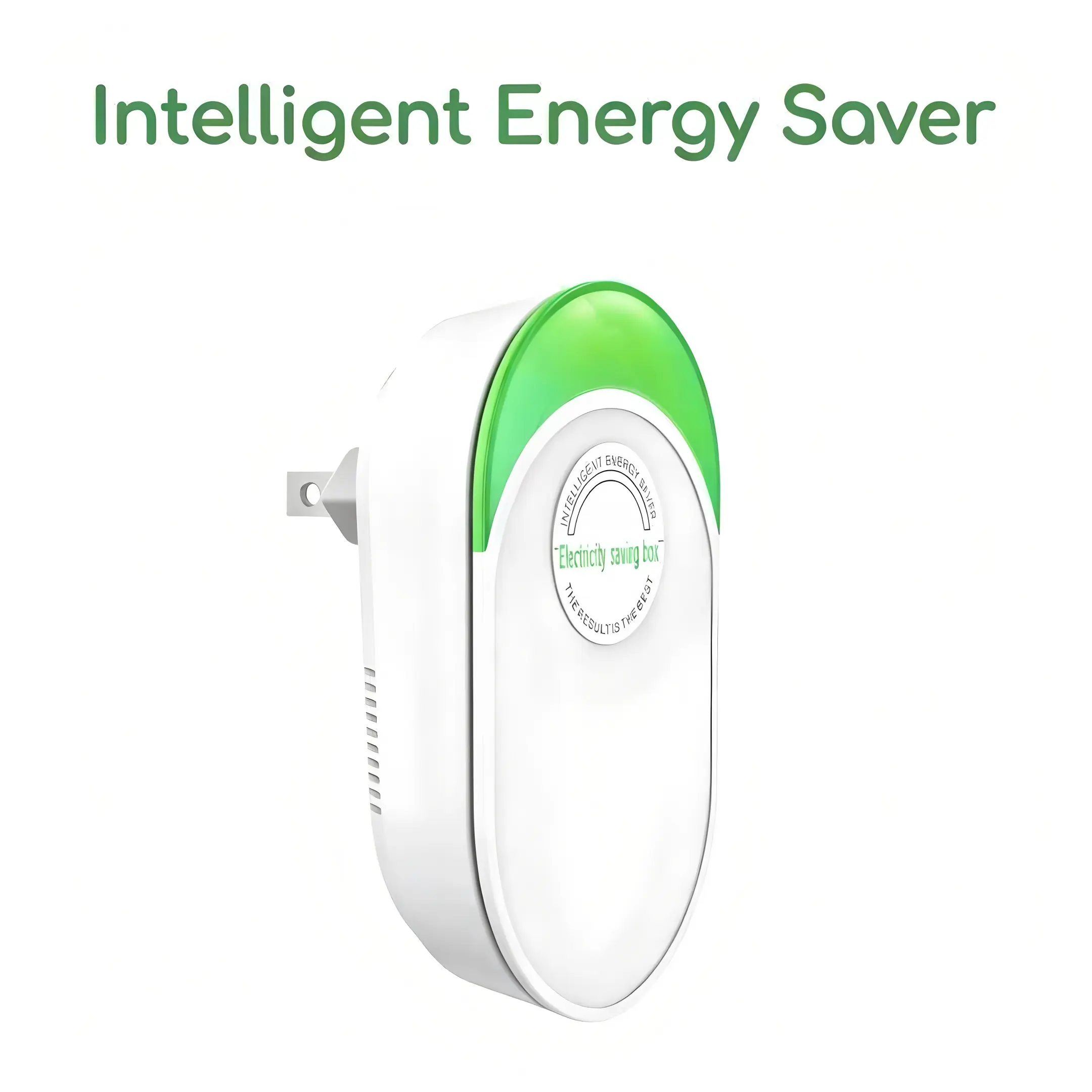 KIDGENIUS Updated Plug Power Saver Box, 90-250V Commercial Grade Energy Saver with LED Indicator & Surge Protection for Home, Kitchen, Small Business Use