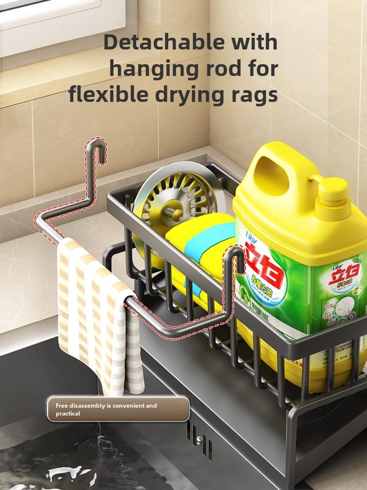 Accessories Kitchen Sink Drying Rack ,Metal Sponge Drain Holder,Multifunctional Storage Rack for Home, Storage Organizer, Household Essentials, Fall Decor, Kitchen Gadgets Accessories Kitchen Sink Drying Rack ,Metal Sponge Drain Holder,Multifunctional Storage Rack for Home, Storage Organizer, Household Essentials, Fall Decor, Kitchen Gadgets