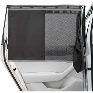 Window Shades, 2 Pack  Sun Shade for , Double Layer & Fully Open,   Window Curtain, Sun Shade Covers  Screen