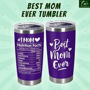 MOTHER'S DAY GIFT Best Mom Ever Insulated Tumbler 20oz – Unique Birthday Gift, Christmas Gift, Xmas Gift for Mom, Stepmom, Mother-in-Law, Grandma | Stainless Steel Coffee Travel Mug Cup with Lid tiktokshopspringglowup